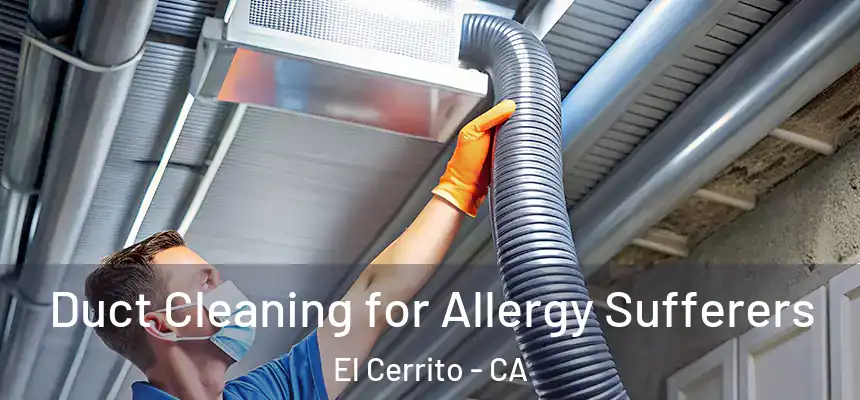  Duct Cleaning for Allergy Sufferers El Cerrito - CA